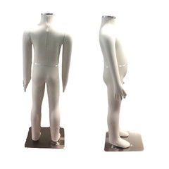 Display Guru Kids Children's White 3 year Dressmakers Bendy Dummy Mannequin For Retail Shop Display