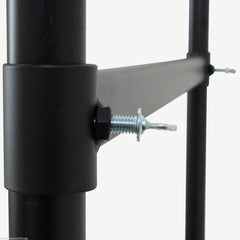 Display Guru Heavy Duty 5ft Long and 5ft High 2-Tier Double Garment Rail Steel Black Clothes Rail