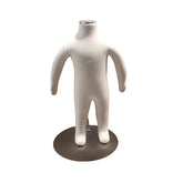 Display Guru Kids Children's White 6 Months Dressmakers Bendy Dummy Mannequin For Retail Shop Display