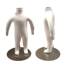 Display Guru Kids Children's White 6 Months Dressmakers Bendy Dummy Mannequin For Retail Shop Display