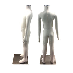 Display Guru Kids Children's White 7 year Dressmakers Bendy Dummy Mannequin For Retail Shop Display
