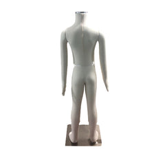 Display Guru Children's White 9 year Dressmakers Bendy Dummy Mannequin For Retail Shop Display