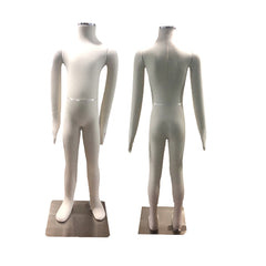 Display Guru Children's White 9 year Dressmakers Bendy Dummy Mannequin For Retail Shop Display