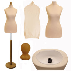 Female cream toro with lightwood round ase