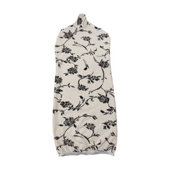 Display Guru Black Flower on Cream Stretchable Mannequin Torso Cover – Washable