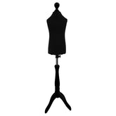 Children Kids Age 2-4 Tailors Dummy Mannequin, Black Torso Bust with a Black Wood Tripod Stand