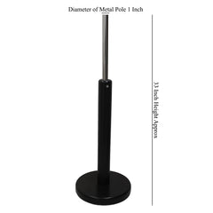 Display Guru Black Round Base Stand For Children’s Mannequins Tailor's Dummy(Ages 2–12)