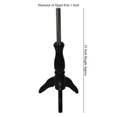 Display Guru Black Wooden Tripod Stand – For Baby/Kids Tailor’s Dummy(Age 1 Year)