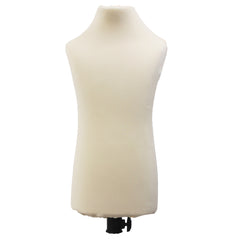 Children Kids Age 2-4 Tailors Dummy Mannequin, Cream Torso Bust with a Light Wood Tripod Stand