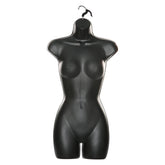 Display Guru Female Full Size Black Hanging Body Form Display Mannequin