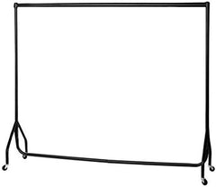 Display Guru Heavy Duty 3ft Long and 5ft High Garment Rail Steel Black Clothes Rail