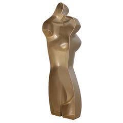 Display Guru Female Full Size Gold Hanging Body Form Display Mannequin