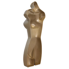 Display Guru Female Full Size Gold Hanging Body Form Display Mannequin