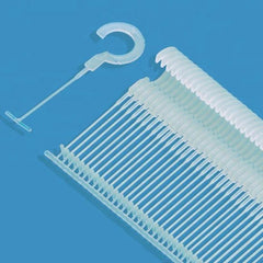 Display Guru Plastic Hook Pins – 5000pcs per Box (White)