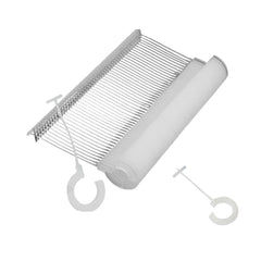 Display Guru Plastic Hook Pins – 5000pcs per Box (White)