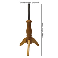 Display Guru Light Wood Tripod Stand For Baby/Kids Tailor’s Dummy (Age 1 Year)