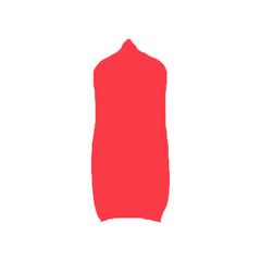 Display Guru Male Tailors Dummy Dressmakers Mannequin Red Torso Bust White Wood Round Base Stand