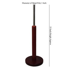 Display Guru Redwood Round Base Stand For Children’s Mannequins Tailor's Dummy(Ages 2–12)