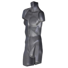 Display Guru Male Full Size Silver Hanging Body Form Display Mannequin