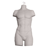 Display Guru Male Full Size Light Skin Hanging Body Form Display Mannequin
