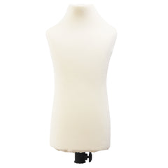 Children Kids Age 2-4 Tailors Dummy Mannequin, White Torso Bust with a Black Wood Tripod Stand