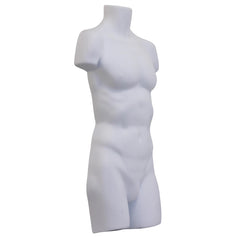 Display Guru Male Full Size White Hanging Body Form Display Mannequin