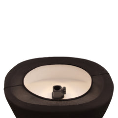 Display Guru Female Uk Size 12/14 Dressmakers Tailors Dummy Mannequin , Black Torso Bust with Silver Wood Round Base