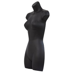 Display Guru Female Full Size Black Hanging Body Form Display Mannequin