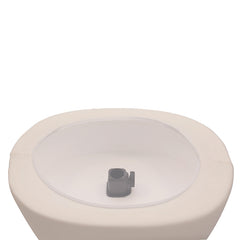 Display Guru Male Dressmakers Tailors Dummy Mannequin, Cream Torso Bust with Dark Wood Tripod Stand