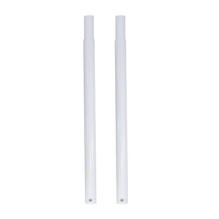 Display Guru White 18 inches Height Extensions Pole for Heavy-Duty Clothes Rail