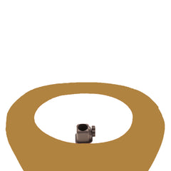 Display Guru Male Dressmakers Tailors Dummy Mannequin, Gold Torso Bust with Red Wood Tripod Stand