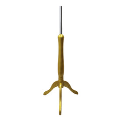 Display Guru Female Uk Size 18/20 Dressmakers Tailors Dummy Mannequin, Gold Torso Bust With Gold Wood Tripod Stand