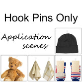 Display Guru Plastic Hook Pins – 5000pcs per Box (White)