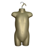 Display Guru Kids/Children’s Gold Hanging Body form Mannequin for Shop Bust Display