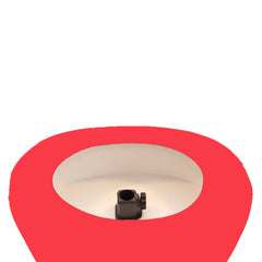 Display Guru Male Dressmakers Tailors Dummy Mannequin, Red Torso Bust with Silver Wood Round Base Stand