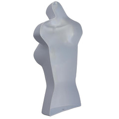 Display Guru Half Body Form 3 Quarter White Female Hanging Mannequin for Shop Bust Display