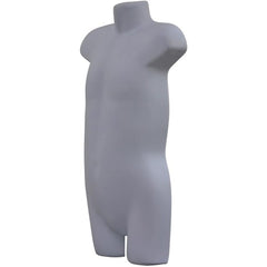 Display Guru Kids/Children’s Silver Hanging Body form Mannequin With Adjustable Stand for Shop Bust Display