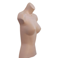Display Guru Half Body Form 3 Quarter Dark Skin Female Hanging Mannequin for Shop Bust Display