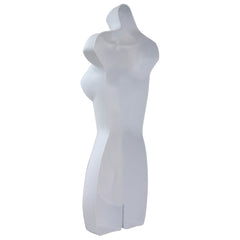 Display Guru Female Full Size White Hanging Body Form Display Mannequin
