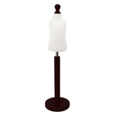 Children Kids Age 1 year Tailors Dummy Mannequin, White Torso Bust with a Dark Wood Round Base