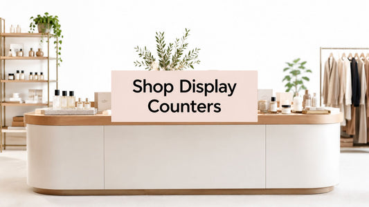 Display Counters for Shops How to Choose and Style