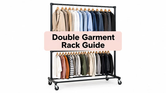 Double Garment Rack Guide for Shops and Studios