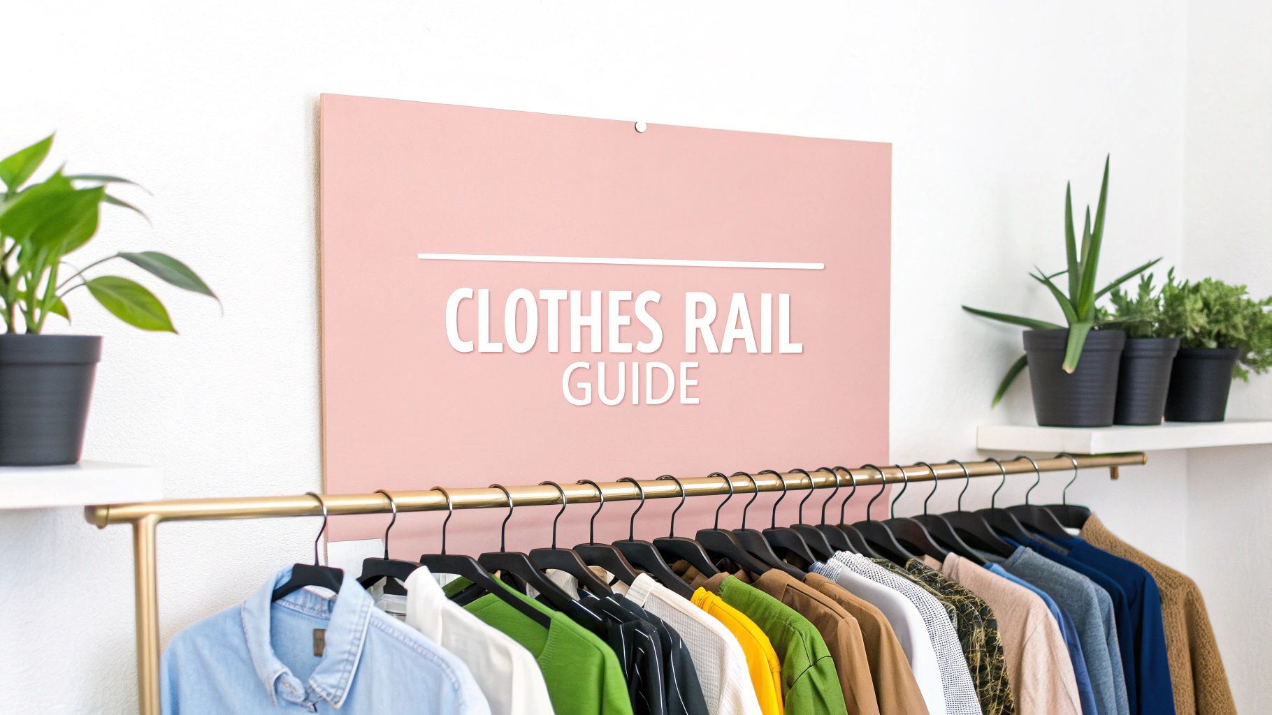 Your Guide to Wall Mounted Clothes Rails - Display Guru Tailor Dummies ...