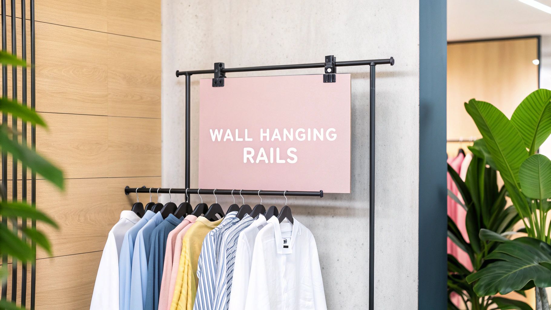 The Ultimate Guide to Hanging Rails for Walls - Display Guru Tailor ...