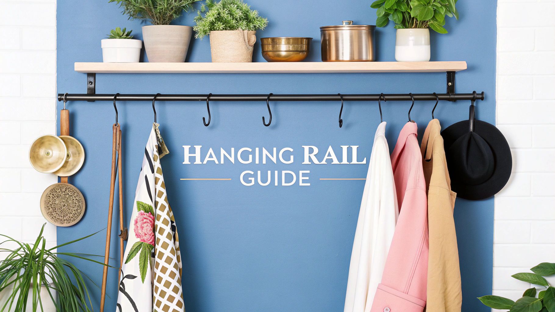 Your Guide to a Wall Mounted Hanging Rail - Display Guru Tailor Dummies ...