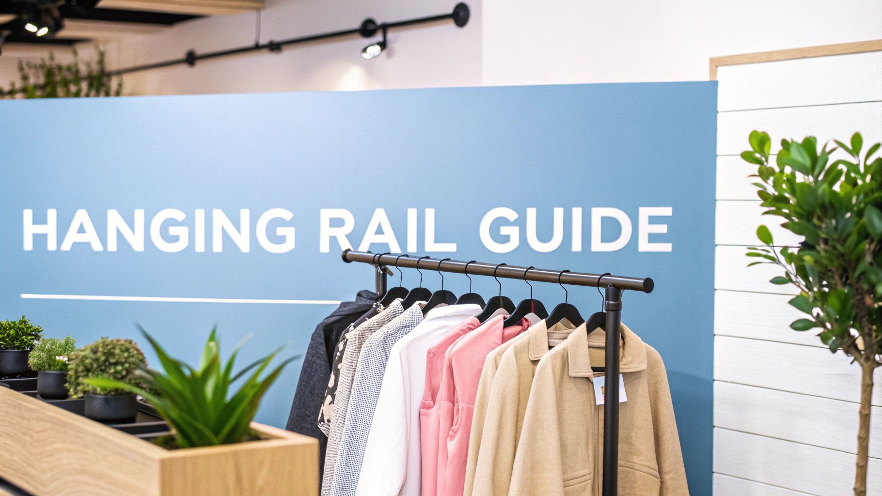 Your Guide to Wall Mount Hanging Rail Solutions - Display Guru Tailor ...