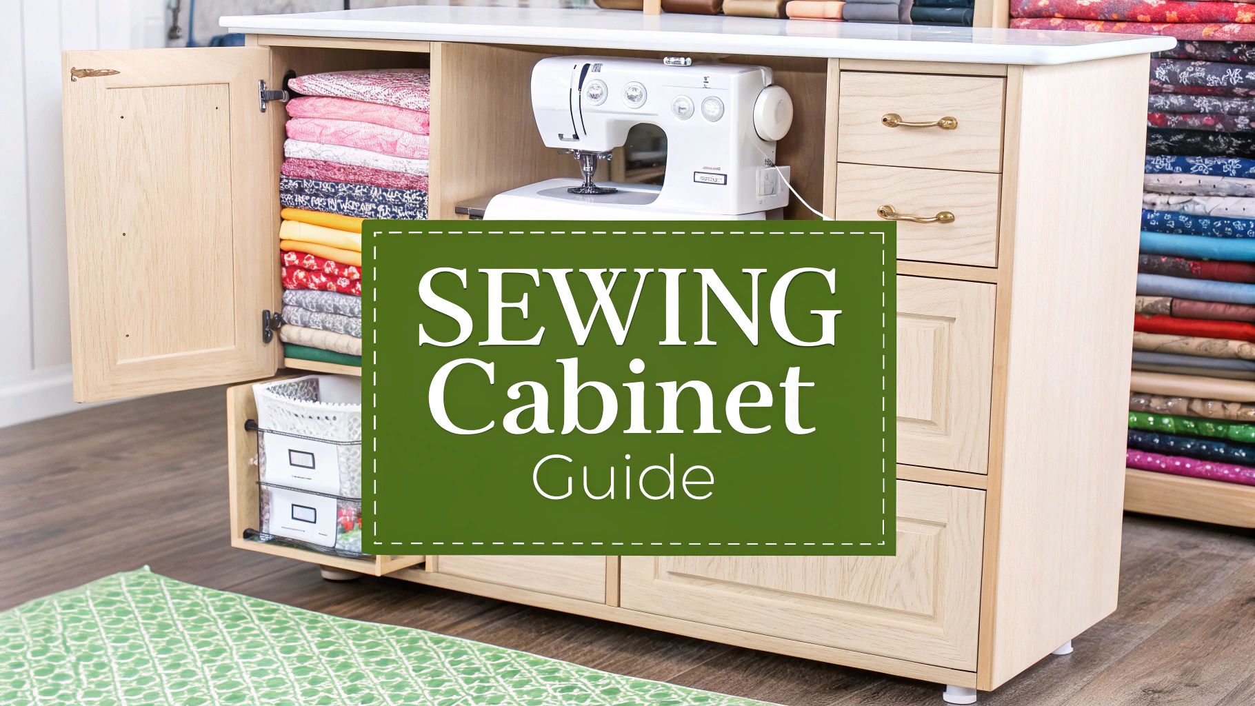 Choosing a Sewing Machine With Cabinet - Display Guru Tailor Dummies ...
