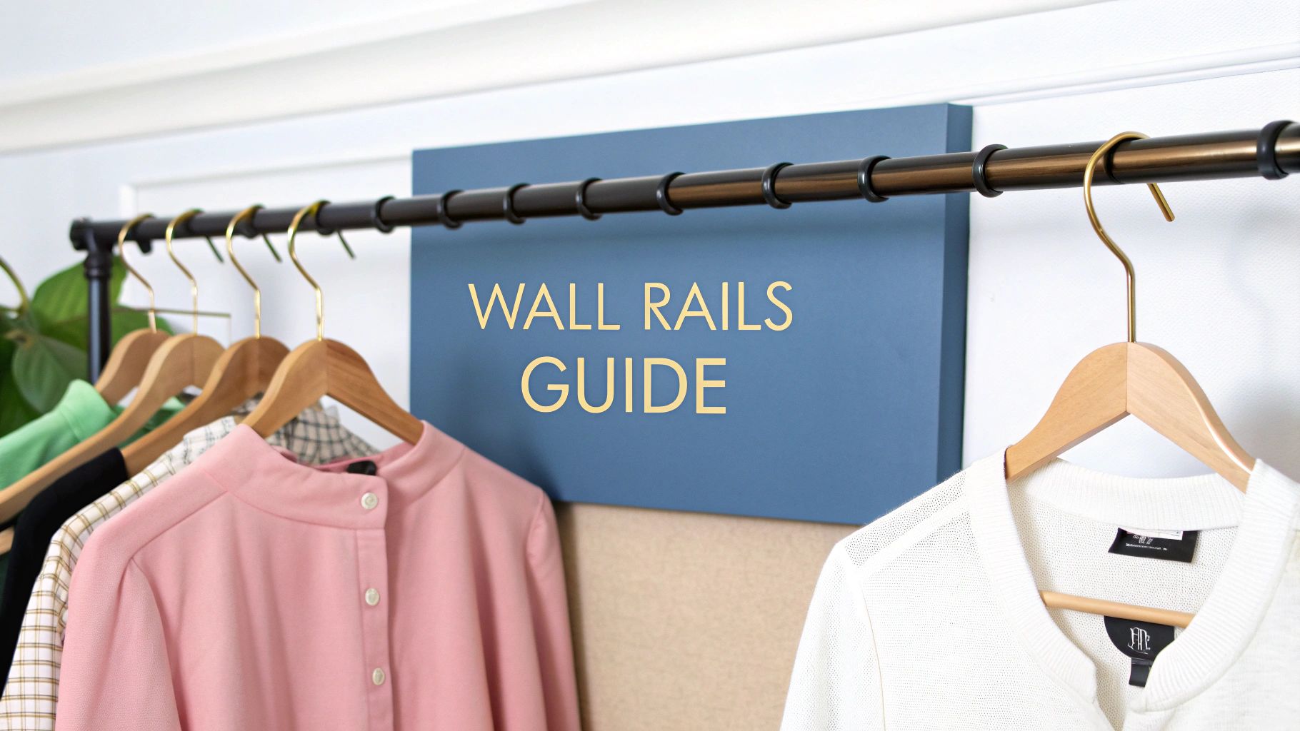 Shop Display Wall Rails Your Guide to Clothes Rail Wall Mounted Solutions - Display Guru Tailor ...