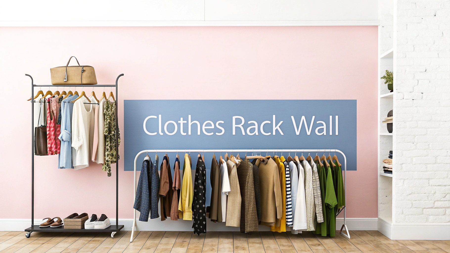 Your Guide to the Perfect Clothes Rack Wall - Display Guru Tailor ...