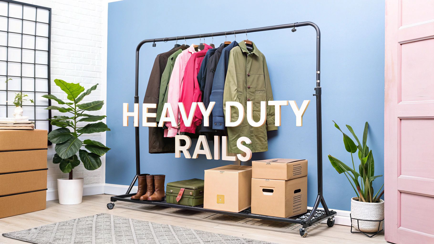 Clothes Rail Heavy Duty: The Ultimate Guide for Heavy-Duty Hanging ...